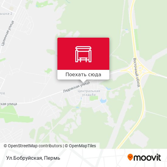 Карта Ул.Бобруйская