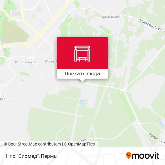 Карта Нпо "Биомед"