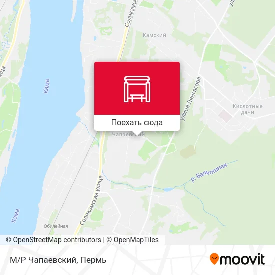 Карта М/Р Чапаевский
