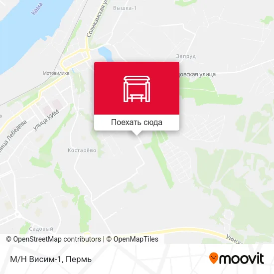 Карта М/Н Висим-1