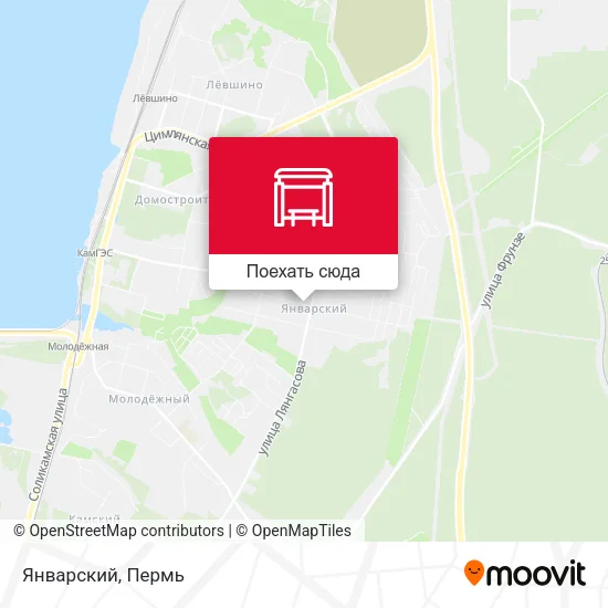 Карта Январский