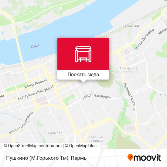 Карта Пушкино (М.Горького Тм)