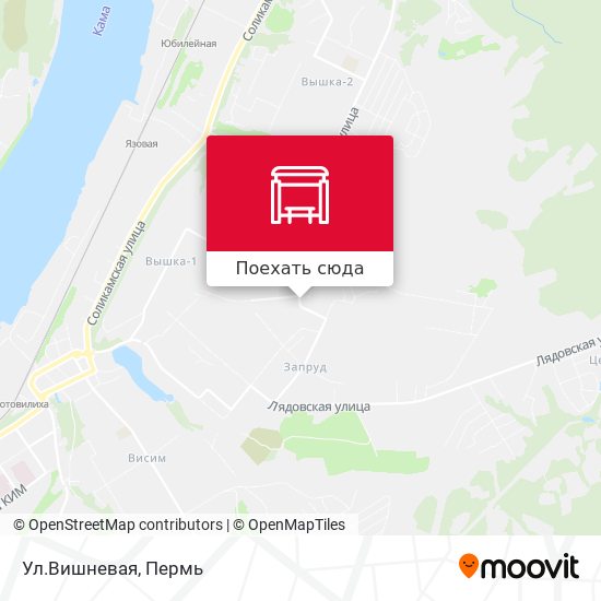 Карта Ул.Вишневая