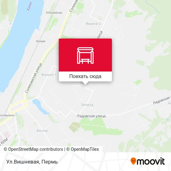 Карта Ул.Вишневая