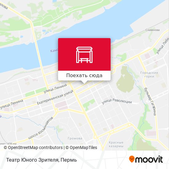 Карта Театр Юного Зрителя