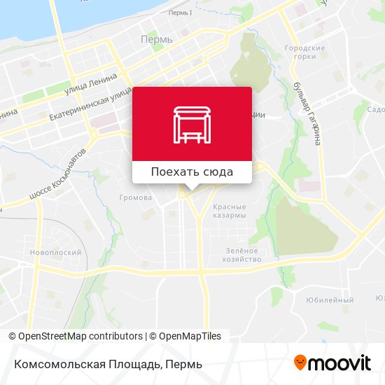 Карта Комсомольская Площадь