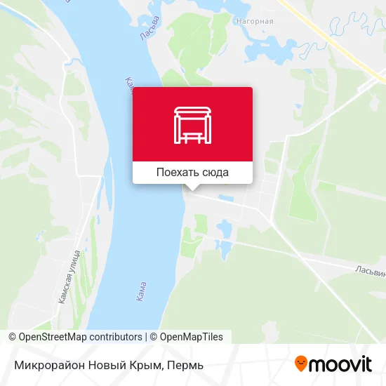 Карта Микрорайон Новый Крым