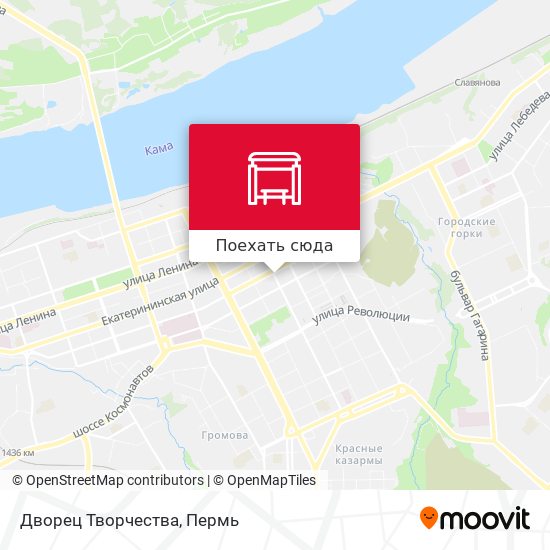 Карта Дворец Творчества