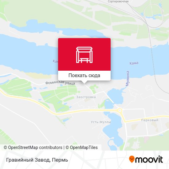 Карта Гравийный Завод