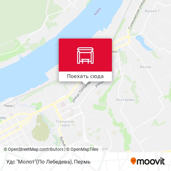 Карта Удс "Молот"(По Лебедева)