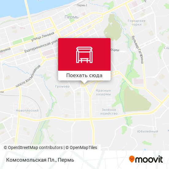 Карта Комсомольская Пл.