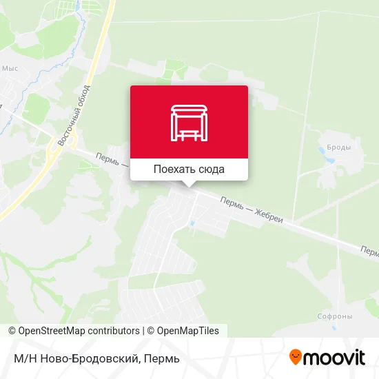 Карта М/Н Ново-Бродовский