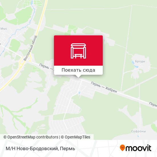 Карта М/Н Ново-Бродовский