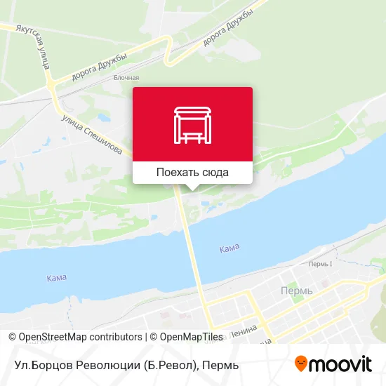 Карта Ул.Борцов Революции (Б.Револ)