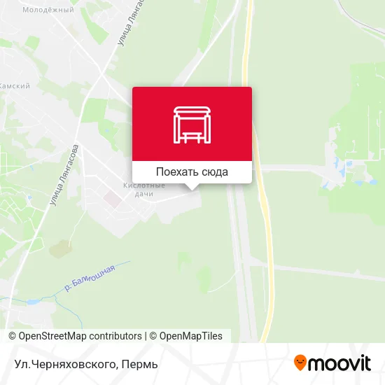 Карта Ул.Черняховского