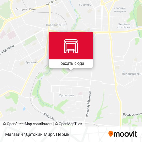 Карта Магазин "Детский Мир"