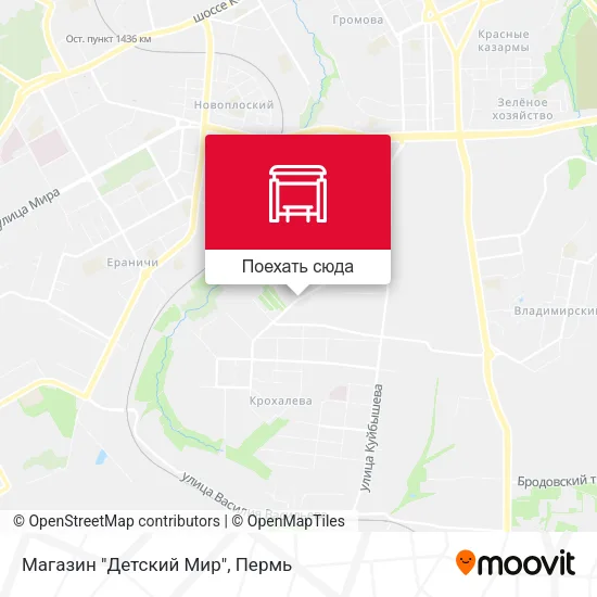 Карта Магазин "Детский Мир"