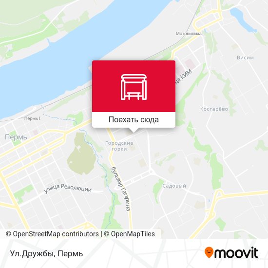 Карта Ул.Дружбы