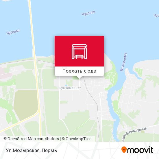 Карта Ул.Мозырская