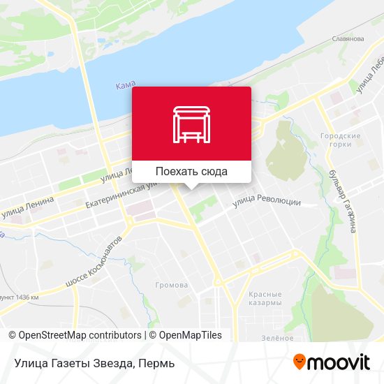 Карта Улица Газеты Звезда