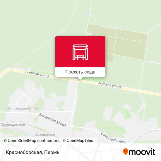 Карта Красноборская