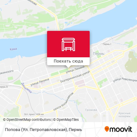 Карта Попова (Ул. Петропавловская)