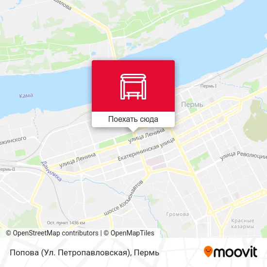 Карта Попова (Ул. Петропавловская)