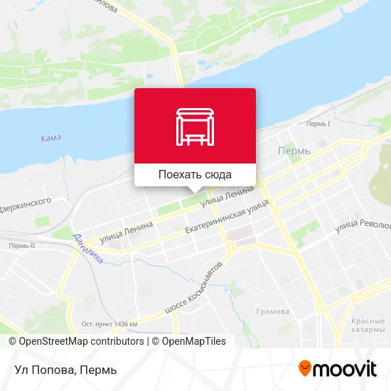 Карта Ул Попова