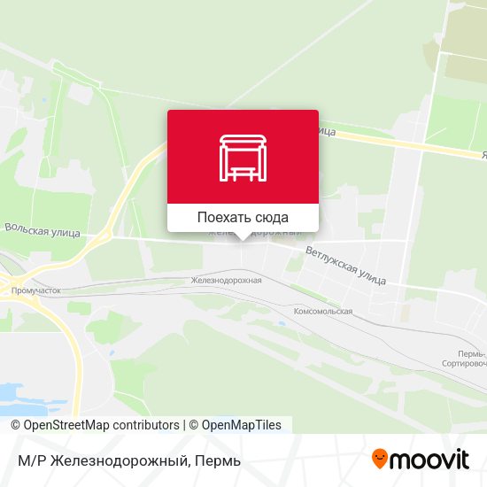 Карта М/Р Железнодорожный