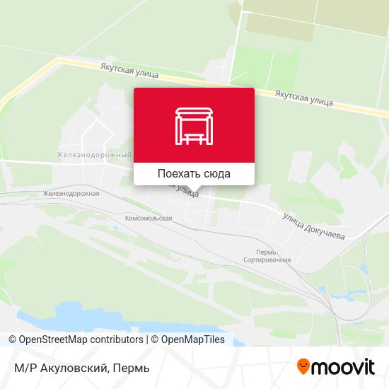 Карта М/Р Акуловский
