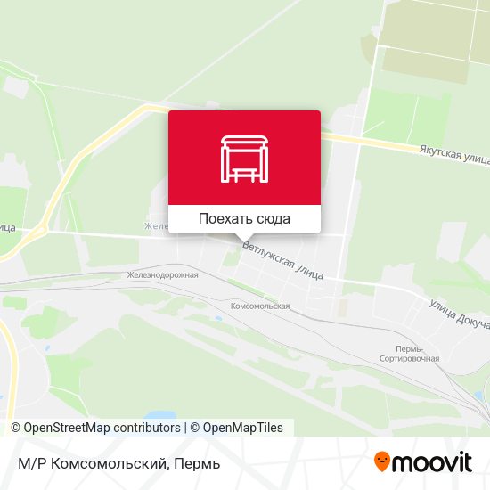 Карта М/Р Комсомольский
