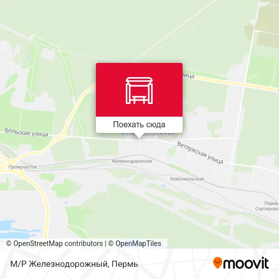 Карта М/Р Железнодорожный