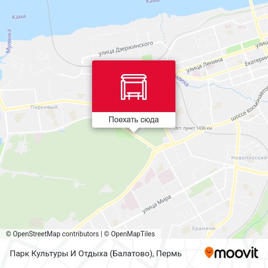 Карта Парк Культуры И Отдыха (Балатово)