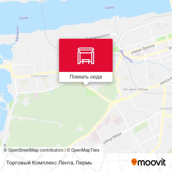 Карта Торговый Комплекс Лента