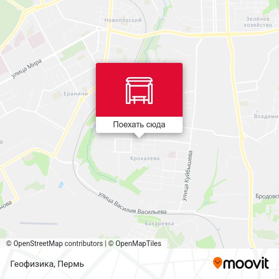 Карта Геофизика