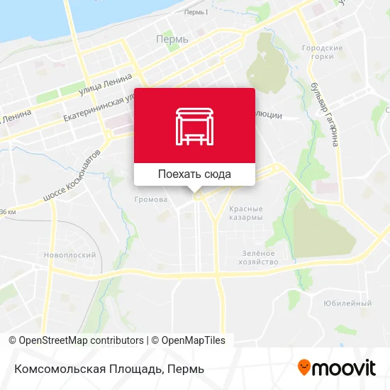 Карта Комсомольская Площадь
