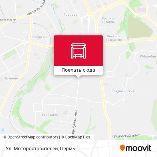 Карта Ул. Моторостроителей