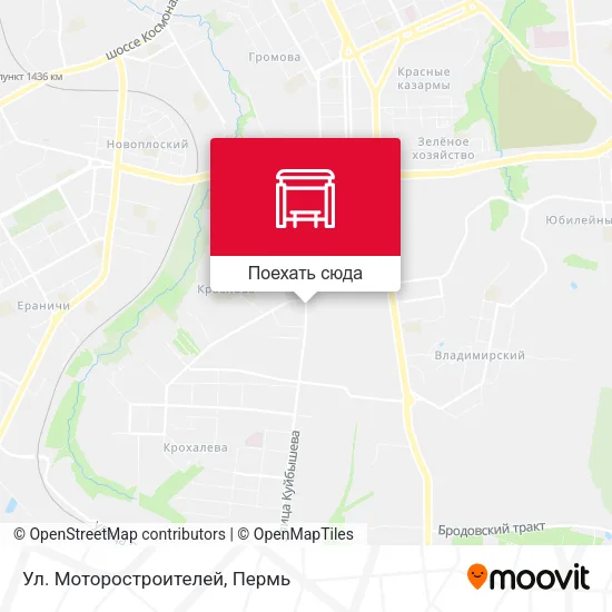 Карта Ул. Моторостроителей