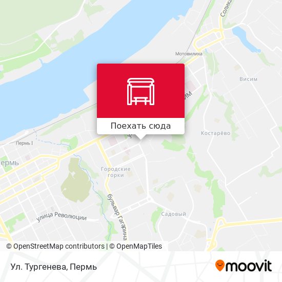 Карта Ул. Тургенева
