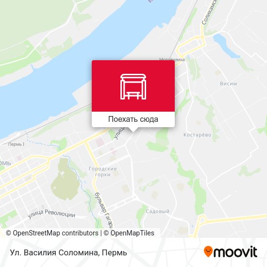 Карта Ул. Василия Соломина