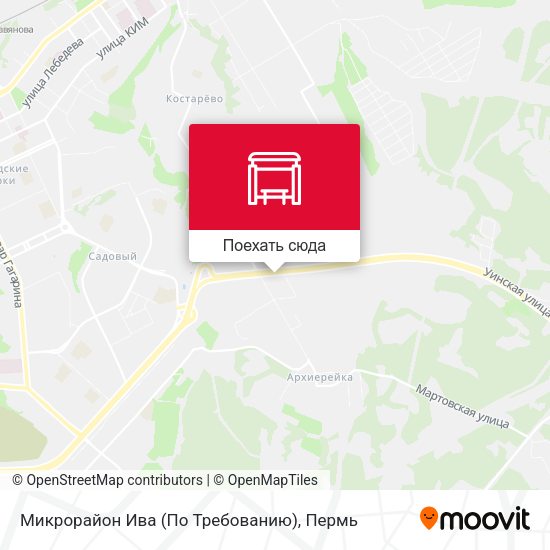 Карта Микрорайон Ива (По Требованию)