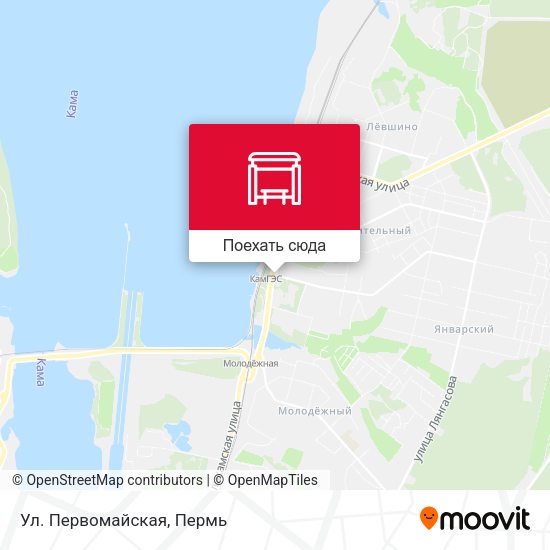 Карта Ул. Первомайская