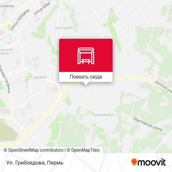 Карта Ул. Грибоедова