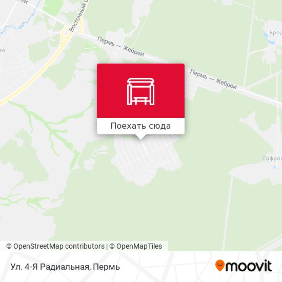 Карта Ул. 4-Я Радиальная