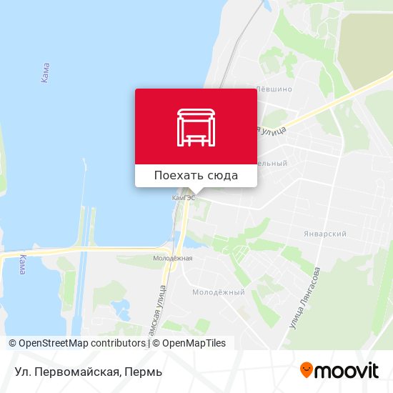 Карта Ул. Первомайская