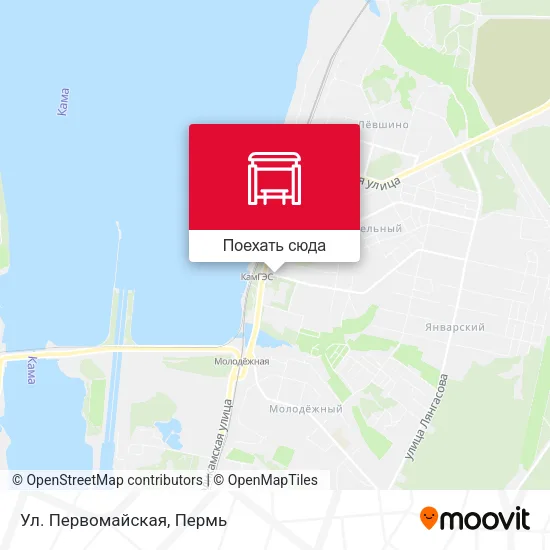 Карта Ул. Первомайская