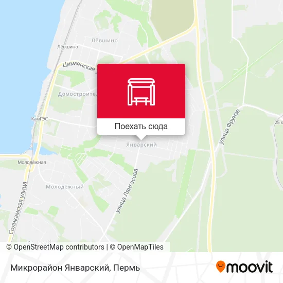 Карта Микрорайон Январский