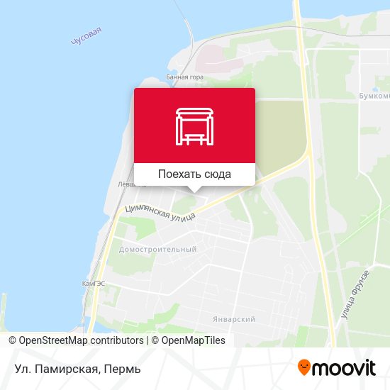 Карта Ул. Памирская