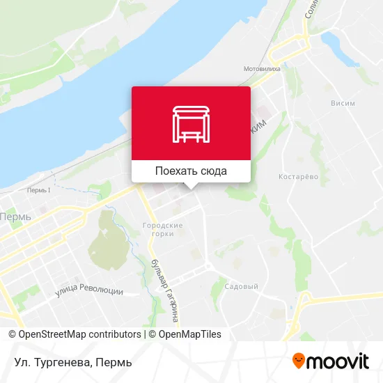 Карта Ул. Тургенева