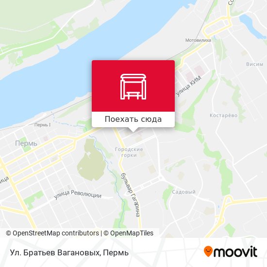 Карта Ул. Братьев Вагановых
